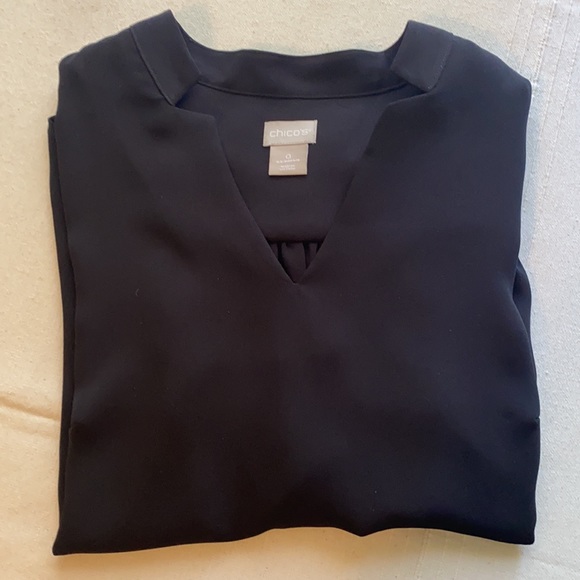 Chicos Long Sleeve Blouse S - Picture 4 of 4